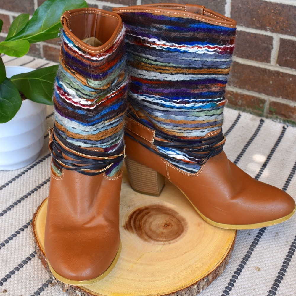 Rainbow Booties